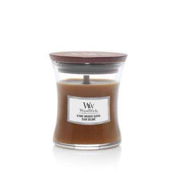 Stone Washed Suede Mini Candle