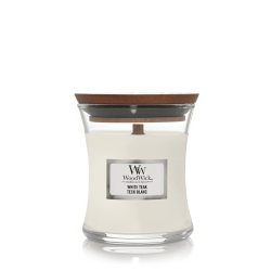 White Teak Mini Candle