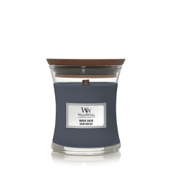 indigo Suede Mini Candle